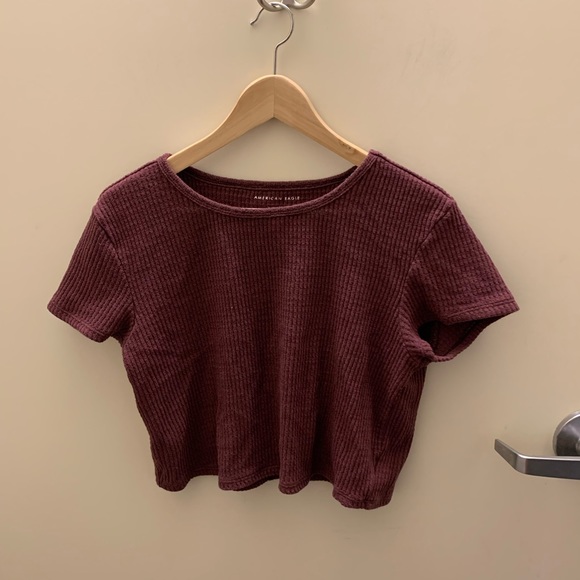 American Eagle Outfitters Tops - NWOT:American Eagle Outfitters Cozy and Cute Waffle Baby T-Shirt